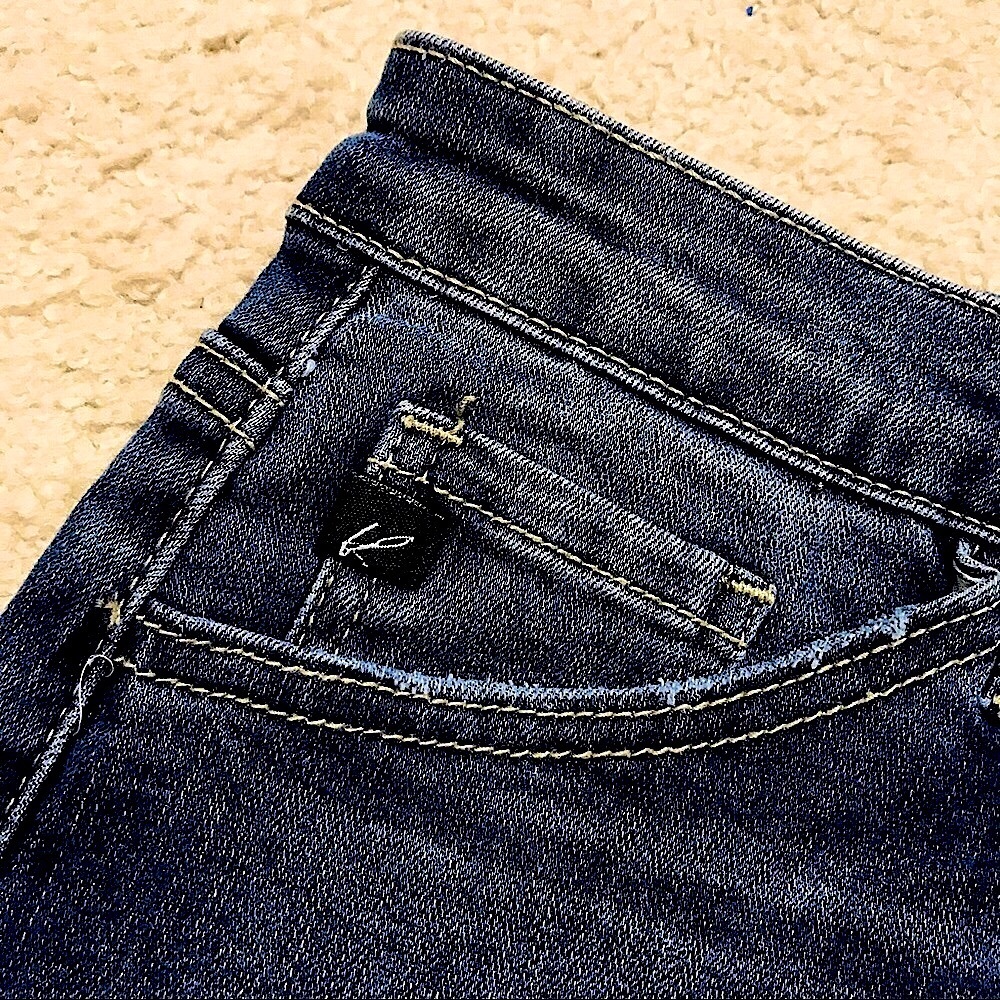 🆕🔥KANCAN(ESTILO) STYLE SUPER CUTE&STYLISH FACTORY DISTRESSED MINI SKIRT!!NWOT! - Picture 4 of 10